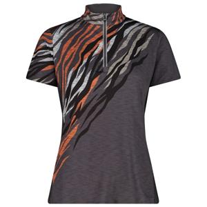 CMP  Women's Melange Stretch T-Shirt Free Bike - Fietsshirt, grijs