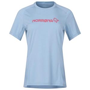 Norrøna  Women's Fjørå Equaliser Lightweight T-Shirt - Fietsshirt, blauw