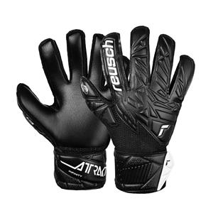 Reusch Attrakt Infinity Junior Black - Keepershandschoenen - Maat 4