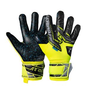 Reusch Attrakt Fusion Guardian Junior Yellow Silver - Keepershandschoenen - Maat 6