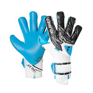 Reusch Attrakt Aqua Evolution White Aqua Blue - Keepershandschoenen - Maat 7 1/2