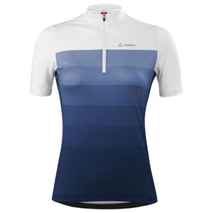 Löffler  Women's Bike Jersey Half-Zip Rainbow Mid - Fietsshirt, blauw