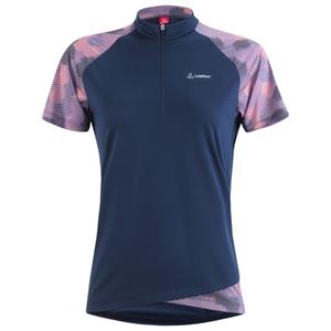 Löffler  Women's Bike Shirt Half-Zip Maja Rise - Fietsshirt, blauw