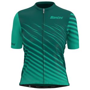 Santini  Women's Astro Jersey - Fietsshirt, turkoois/groen