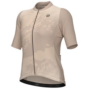 Alé  Women's Krakatoa S/S Jersey - Fietsshirt, beige