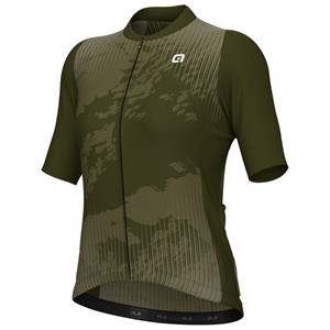Alé  Women's Krakatoa S/S Jersey - Fietsshirt, olijfgroen