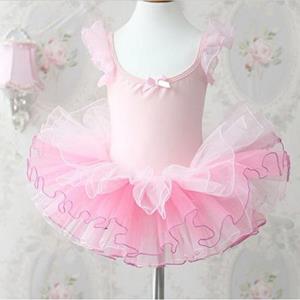 Happiness Party Meisjes Kinderen Mode Ballet Tutu Kinderen Roze Strik Podium Kleding Dansjurk 3-4 Years roze