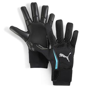 Puma Ultra Ultimate Hybrid Black Bright Aqua - Keepershandschoenen - Maat 7 1/2