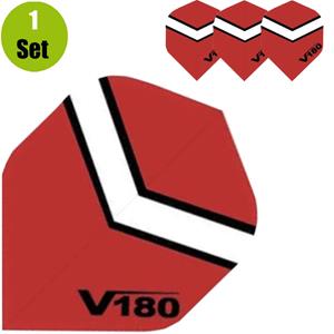 Chevron Dartflights - Rood