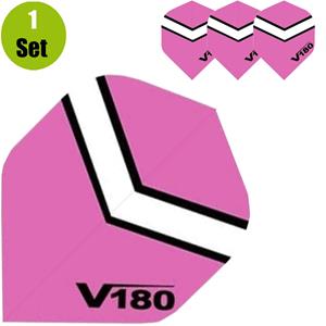 Chevron Dartflights - Roze