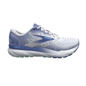 Brooks Ghost 16 hardloopschoenen wit/blauw dames