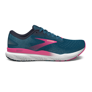 Brooks Ghost 16 GTX hardloopschoenen moroccan blue/pink/yellow dames
