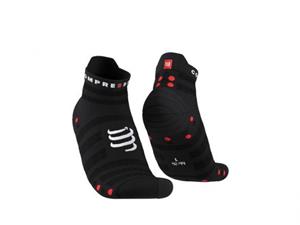 Compressport Pro racing v4.0 ultralight low cut hardloopsokken zwart
