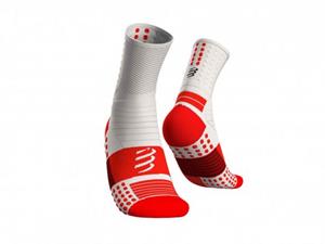 Compressport Marathon hardloopsokken wit