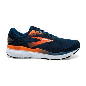 Brooks Ghost 16 hardloopschoenen blauw opal/zwart/nasturtium heren