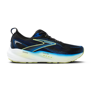 Brooks Glycerin 22 hardloopschoenen black/cobalt/neo yellow heren