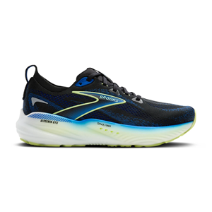 Brooks Glycerin GTS 22 hardloopschoenen black/cobalt/neo yellow heren