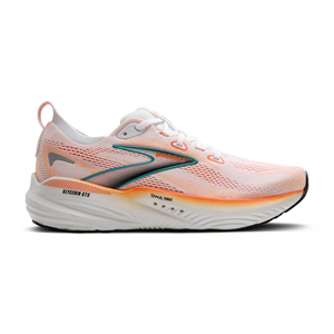 Brooks Glycerin GTS 22 hardloopschoenen white/orange/green/blue slate heren