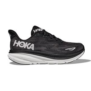 Hoka One One Hoka Clifton 9 wide hardloopschoenen zwart/wit heren