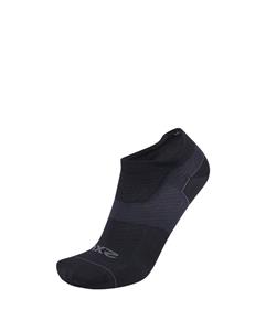 2XU Vectr Ultralight No Show hardloopsokken Black/Titanium Unisex