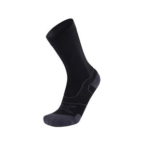 2XU Vectr Cushion Crew hardloopsokken Black/Titanium unisex