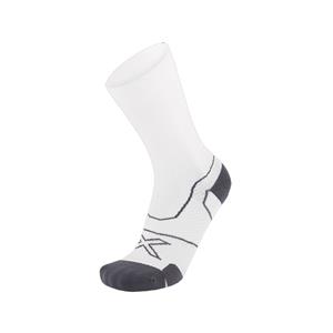 2XU Vectr Cushion Crew hardloopsokken White/Grey unisex
