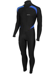 Thermo Schaatspak CB zwart/blauw unisex