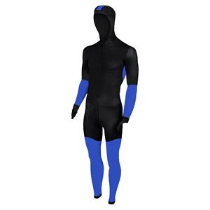Speed schaatspak CB zwart/blauw unisex