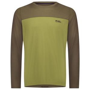 Mons Royale  Diversion Merino Bike Jersey L/S - Fietsshirt, olijfgroen