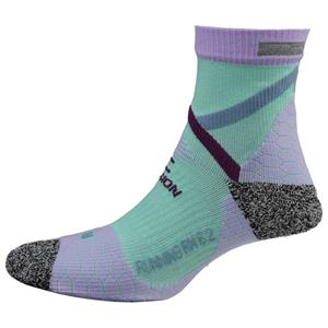 P.A.C.  Women's 6.2 Running Reflective Pro Mid Compression - Hardloopsokken, turkoois