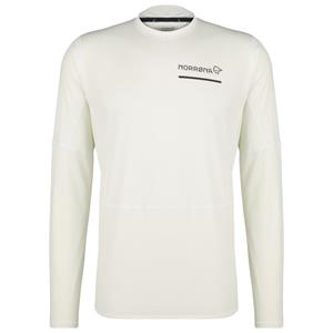 Norrøna  Senja Equaliser Lightweight Long Sleeve - Hardloopshirt, wit