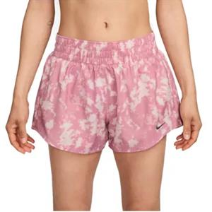 Nike  Women's One DF Mid-Rise 3 Lined Printed Shorts - Short, roze
