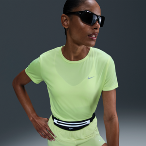 Nike Tempo Dri-FIT hardlooptop met korte mouwen voor dames - Geel