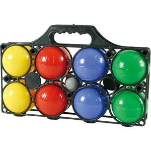 Jeu de boules set - 8 gekleurde ballen - 1 but - spel - buitenspel -