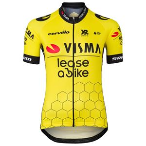 YellowB TEAM VISMA LEASE A BIKE Damesfietsshirt 2025 damesfietsshirt