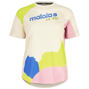 Maloja  Women's MontvalezanM. Multi 1/2 - Fietsshirt, wit