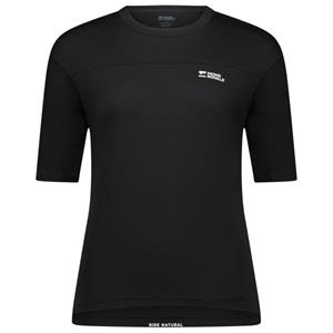 Mons Royale  Women's Diversion Merino Bike Jersey S/S - Fietsshirt, zwart