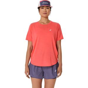 ASICS  Women's Road S/S Top - Hardloopshirt, rood