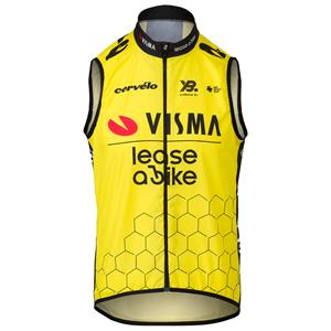 YellowB TEAM VISMA LEASE A BIKE 2025 windvest, voor heren