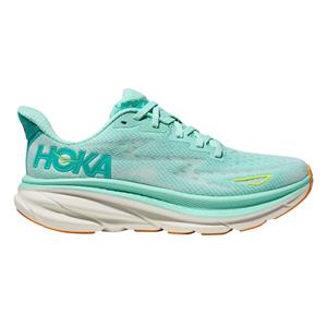 Hoka One One Hoka Clifton 9 hardloopschoenen aqua blauw dames