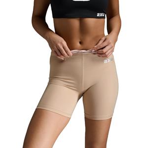 2XU Core Compression 5 Inch Game Day Short Beige/Silver Dames
