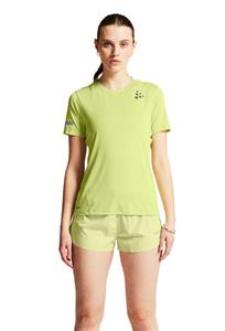 Craft PRO Hypervent hardloopshirt korte mouw 2 geel dames