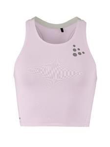 Craft Pro Hypervent Cropped Hardlooptop 2 paars dames