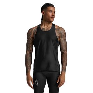 2XU Light Speed React hardloopsinglet Zwart Reflecterend Heren
