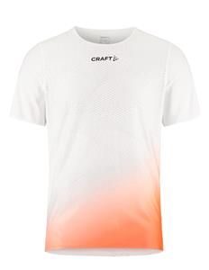 Craft Race Day hardloopshirt korte mouw White/Multi heren