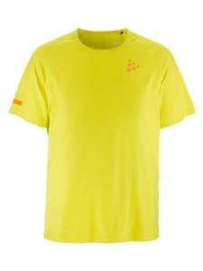 Craft PRO Hypervent hardloopshirt korte mouw 2 geel heren