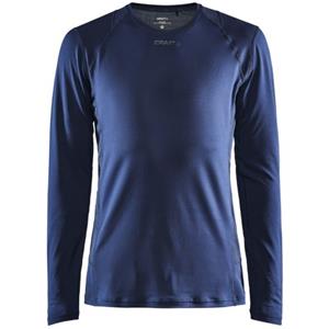 Craft Essence slim hardloopshirt LS donkerblauw heren