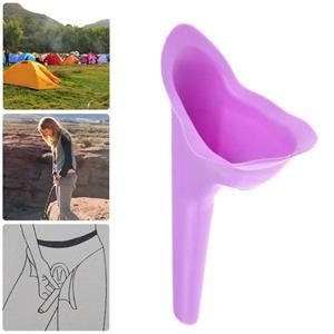 51Good Draagbare Vrouwelijke Vrouwen Urinoir Camping Reizen Plassen Toilet Urine Apparaat (Kleur: Paars)