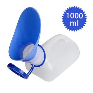 Papij (Nikita) Unisex plastic urinoirs incontinentieflessen geschikt voor ouderen en kinderen One Size wit