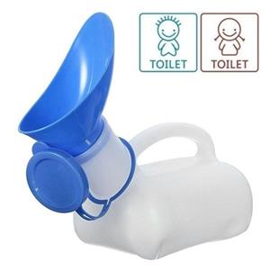 Happy6 1000 ml Vrouw Man Vrouw Unisex Draagbaar Mobiel Toilet Autoreizen Reizen Kamperen Buiten Hulpfles Urine Urinoir Plassen Apparaat wit